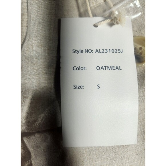 Blenca Pull On Widel Leg Peasant Hippie Pants Womans S Linen Blends - Picture 5 of 9